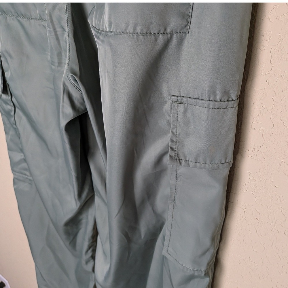 Pistola Cargo Jogger Pants XS Sage Green Drawstring Waist Utility Pockets Street - Picture 8 of 8